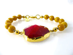 Amna Bracelet (Magenta)